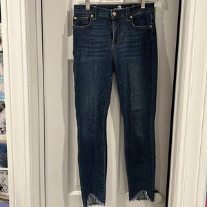 7 For All Mankind High Waist Ankle Jeans